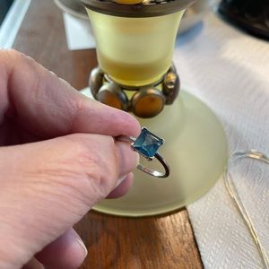 Blue stone ring